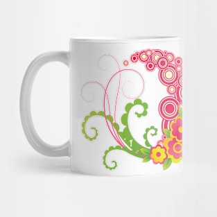 Flora vector (6)a1 Mug